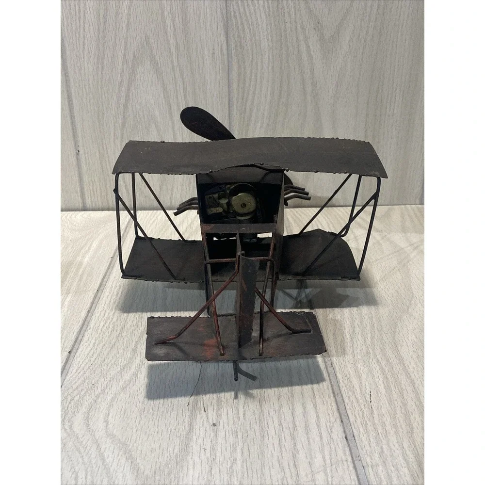 George Imports Vintage Airplane Music Box Fly Me To The Moon & Pattis